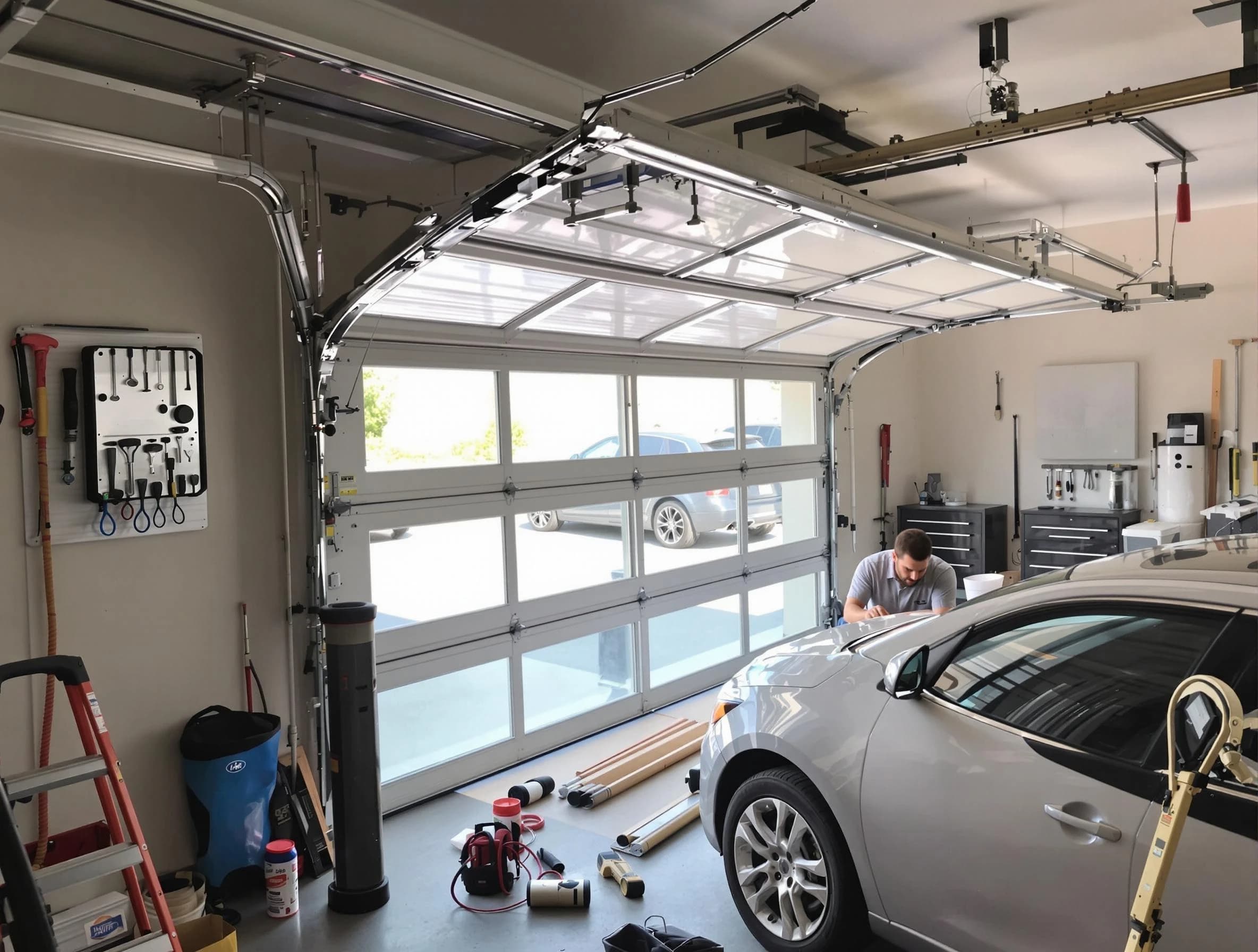 Garage door noise reduction service by Orlando Garage Door Repair in Orlando