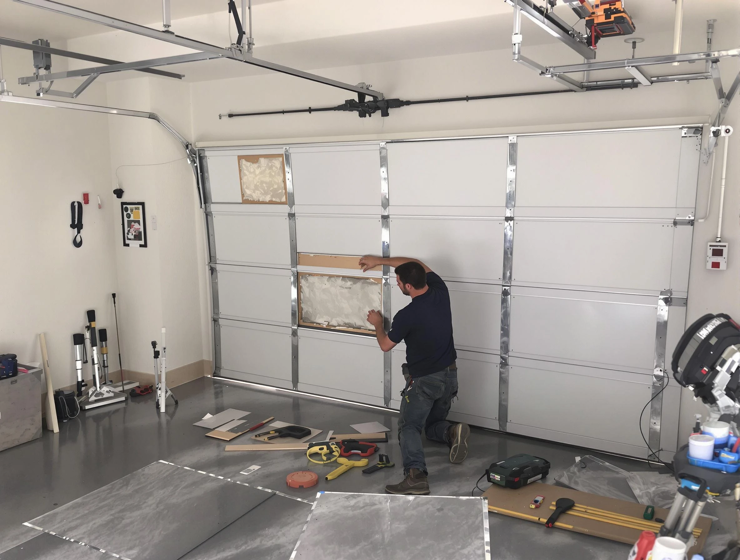 Garage Door Panel Repair in Orlando