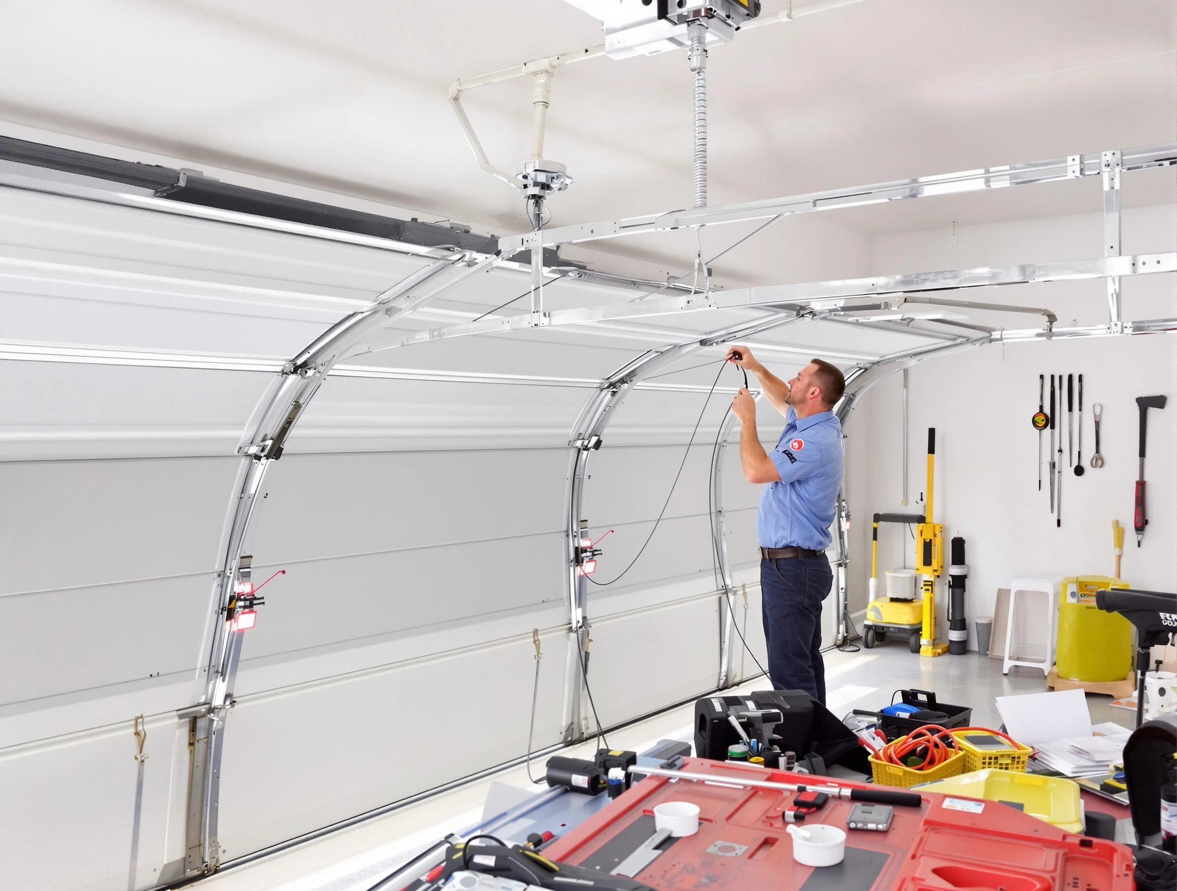 Garage door cable repair service by Orlando Garage Door Repair in Orlando