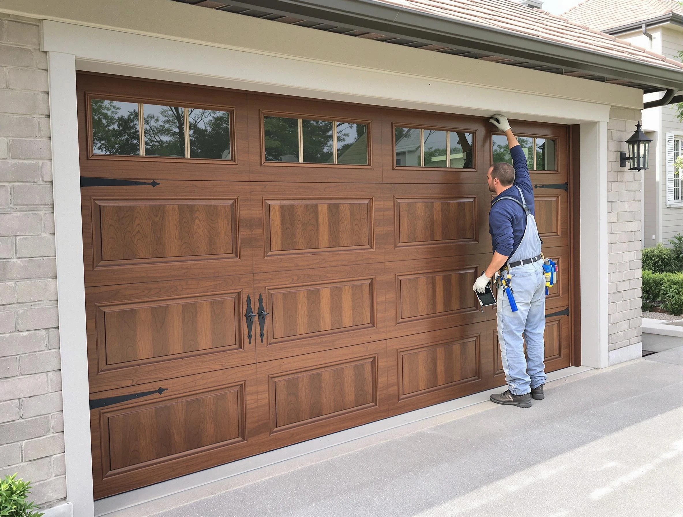 Custom garage door showcase by Orlando Garage Door Repair in Orlando