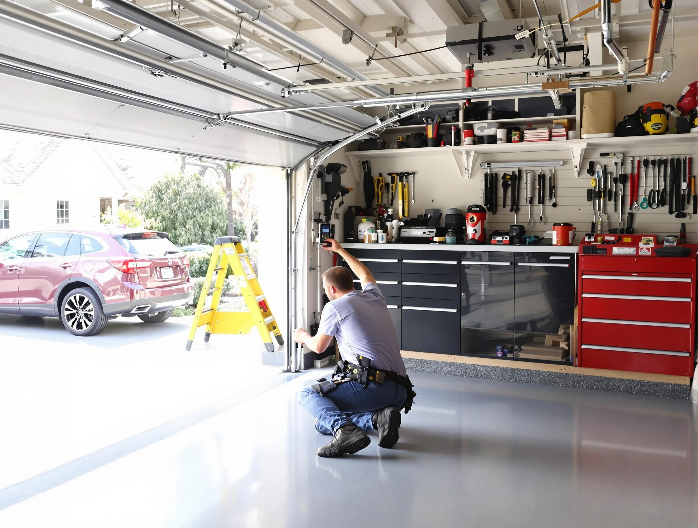Local garage door repair service by Orlando Garage Door Repair in Orlando