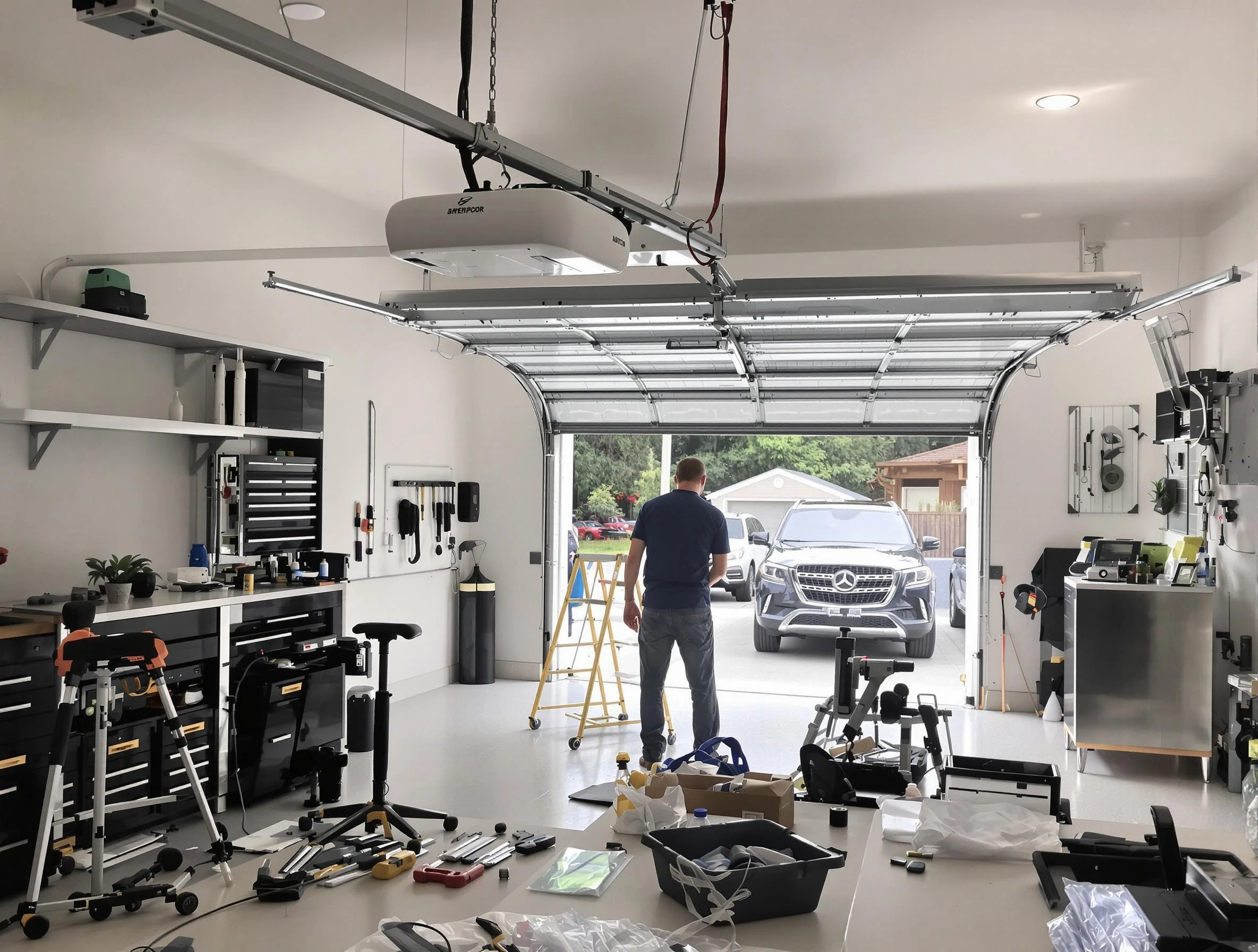 Garage door opener installation by Orlando Garage Door Repair in Orlando