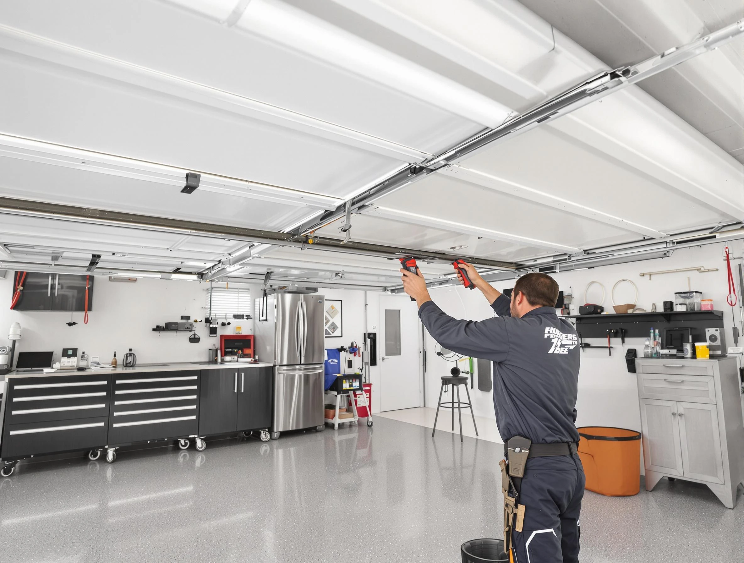 Overhead garage door repair service by Orlando Garage Door Repair in Orlando